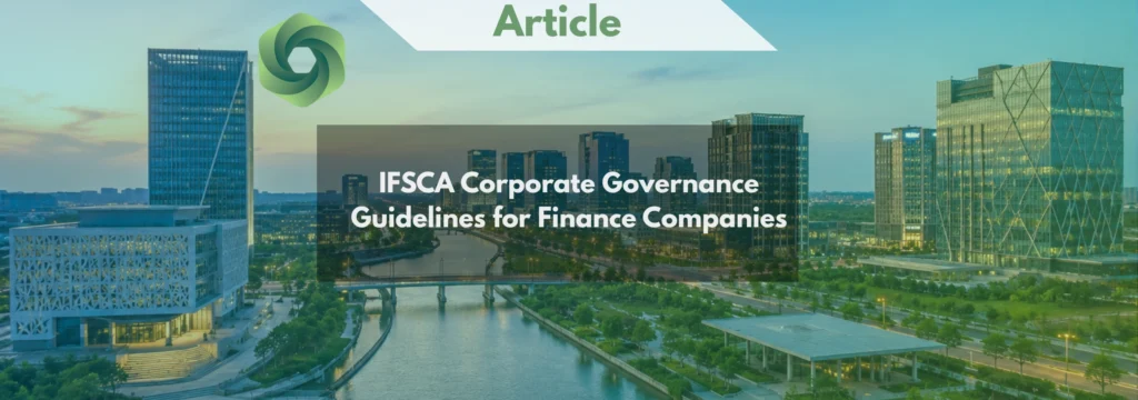 IFSCA Corporate Governance Guidelines for Finance Companies